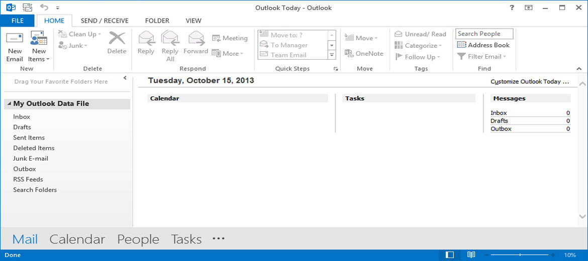 How to configure Outlook 2013 using POP3 (Exchange 2010)